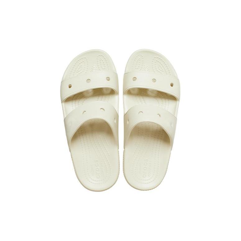 Crocs Классические шлепанцы с двойной полоской Костяной 206761-2Y2
