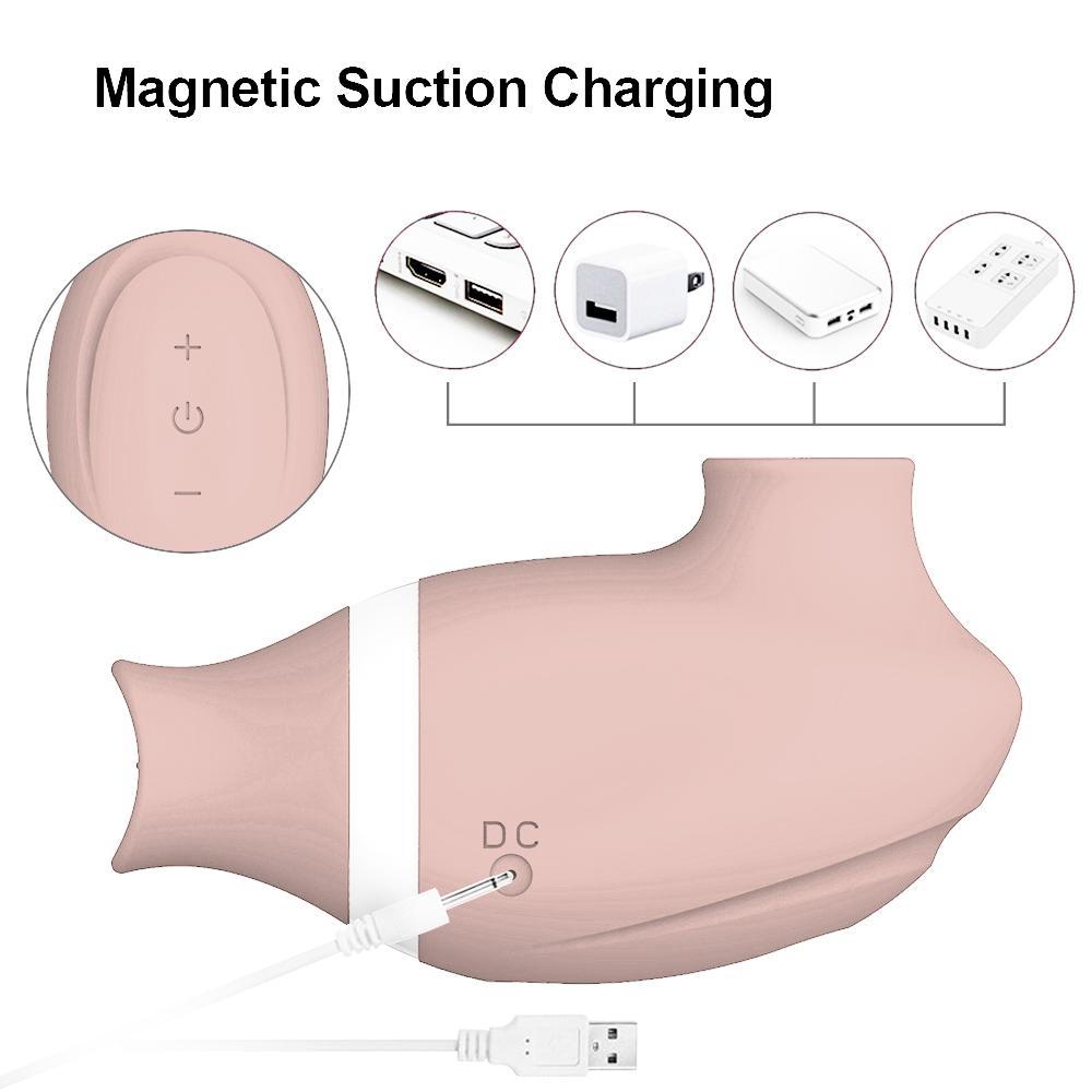2 in 1 Tongue Licking Sucker Vibrator G-Spot Clit Clitoris Nipple Massager Suction Cup Adult Sex Toy Vacuum Stimulator for Women