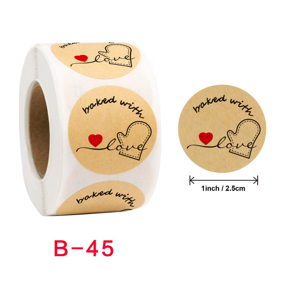 500 шт. Наклейки «Спасибо» для этикеток с печатью, круглые цветочные многоцветные этикетки, наклейки ручной работы, канцелярские наклейки