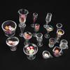 Dollhouse Accessories DIY Toys Simulation Cookware Mini Cup Ice Cream Bowl Miniatures Goblet