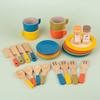 Wooden Children'S Simulation Play House Toy Tea Set Children'S Afternoon Tea Dessert Parent-Child Educational Toys