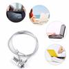 Security Cable Chain With Key 4 Digit Password Lock Laptop Combination Lock Notebook Laptop Lock