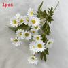 Silk Polish Chamomile 2 Fake Flowers For Wedding Props Home Styling Photography