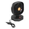 USB Car Fan ABS 360 degrees  Rotatable Single Headed USB Charging Mini Car Cooling Fan 5V 2A