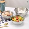 3pcs Stainless Steel Bowl Set with Scale for Baking Cooking Food Storage Large Capacity Mixing Bowls Home Kitchen Tools