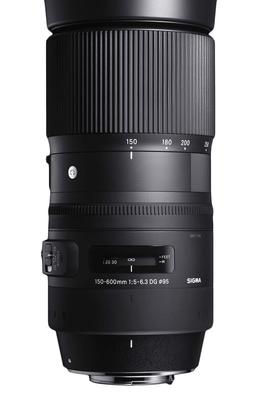 Объектив Sigma DG OS HSM Canon EF Mount Зум Супер Телефото Полнокадровый для Зеркальных Фотокамер Contemporary 150-600мм F5-6.3