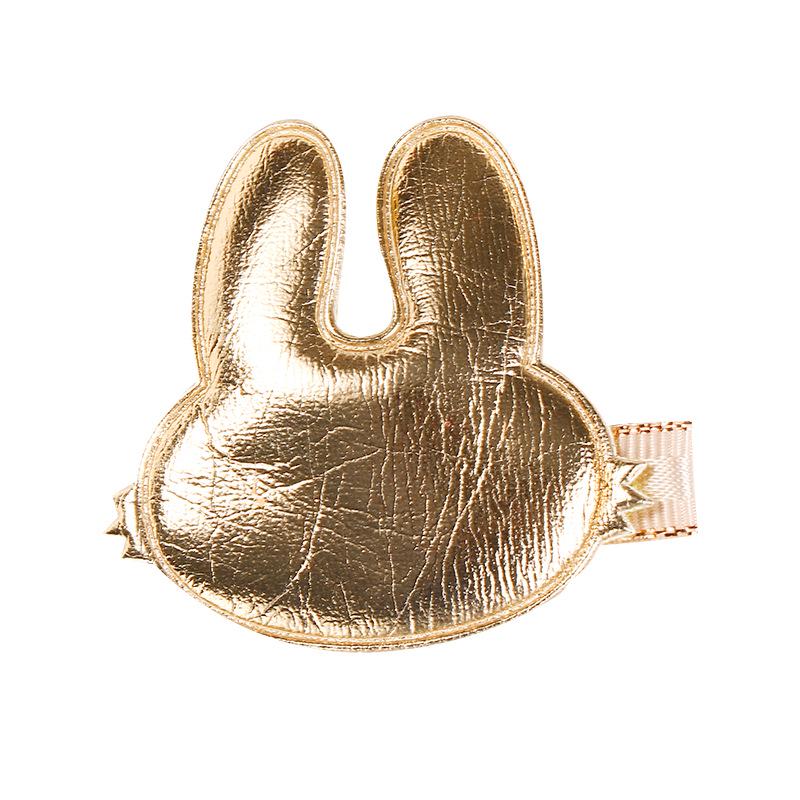 Набор из 40 заколок для волос для девочек: Дизайны «Зайчик», «Корона», «Звезда», «Сердце» и «Бантик» из ПУ кожи и хлопка.