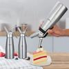 250/500/1000ml Reusable Baking Cream Gun Stainless Steel Cream Foamer Stainless Steel Cream Inlaid Vase Nitrogen Siphon Bottle