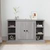 VidaXL Buffet Sonoma Grey 100x35.5x60 Cm Engineered Wood 816446