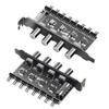 ХАБ для вентиляторов охлаждения ЦП SATA/4-контактный адаптер 8-портовый PWM-хаб контроллер скорости вентиляторов охлаждения 4 ручки PWM-хаб для вентиляторов охлаждения для корпуса ПК