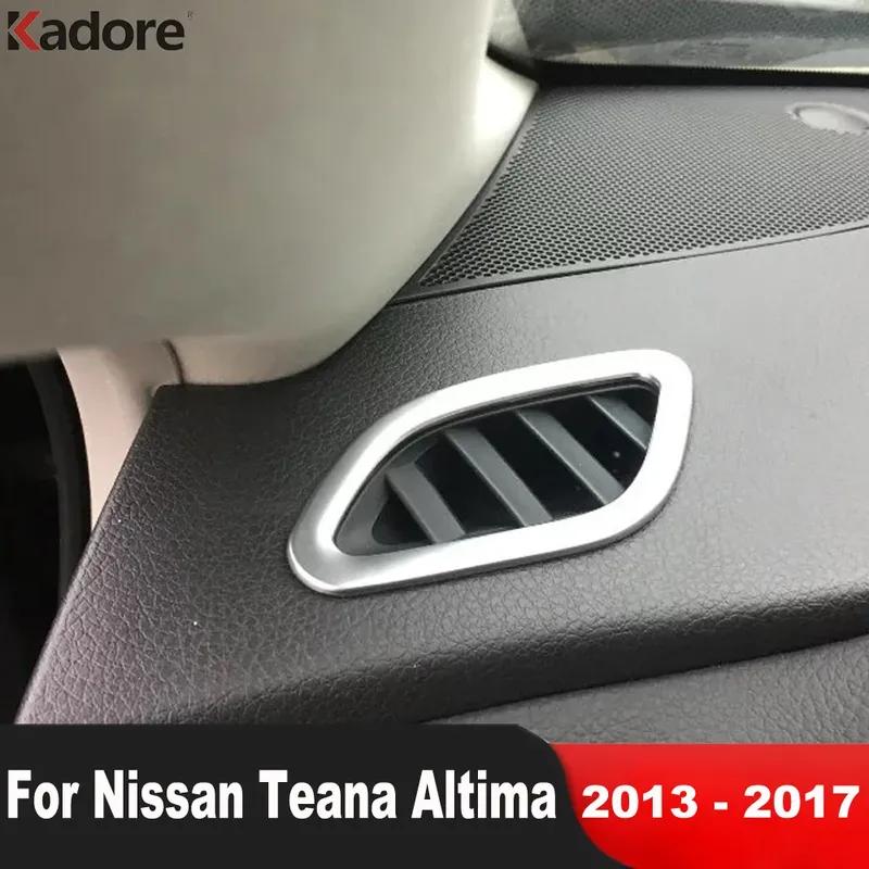 For Nissan Teana Altima 2013 2014 2015 2016 2017 Matte Car Front Air Condition Vent Outlet Cover Trim Interior Accessories