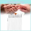 Полировка ручкой Набор для ногтей Кисть для ногтей Ручка для рисования Полный набор Прочный Подарок Инструменты