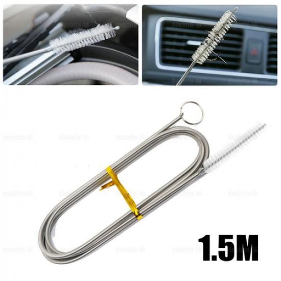 150cm Automotive Drain Dredge Sunroof Cleaning Scrub Brush Flexible Detail Tools