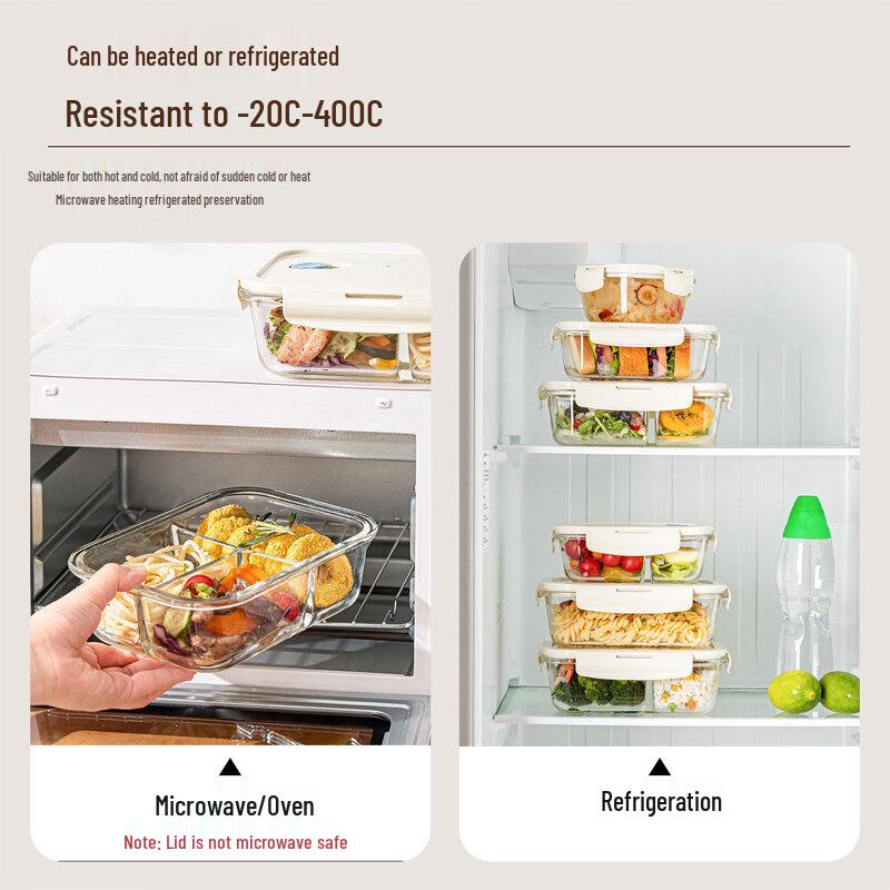 Термосумка и ланч-бокс Karote из боросиликатного стекла, безопасные для микроволновой печи