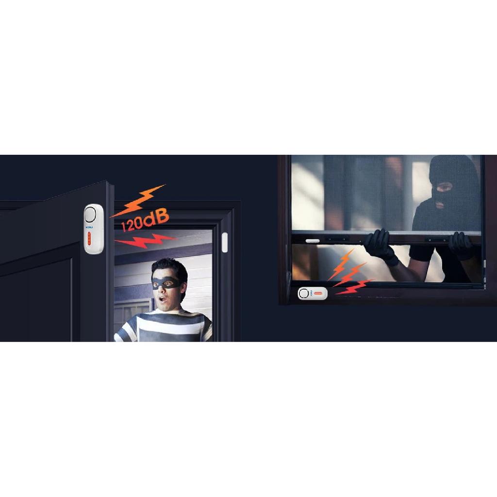 KERUI 120DB Security Wireless Door Window Entry Burglar Sensor Alarm PIR Magnetic Smart Home Garage System With Remote Control