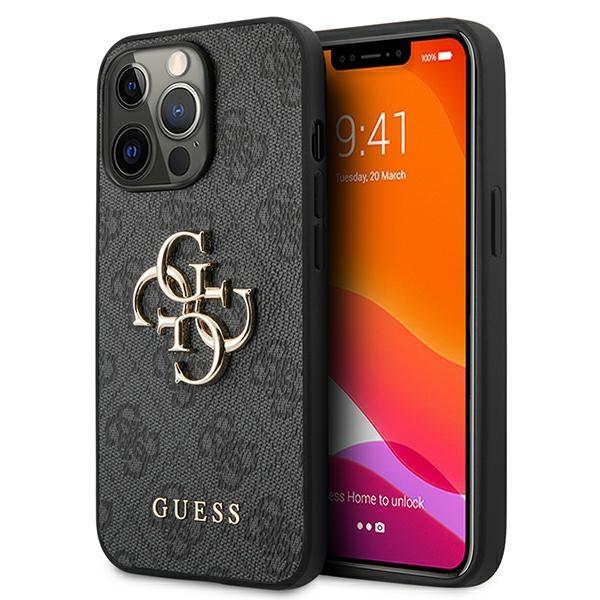 Guess Guhcp13X4Gmggr Iphone 13 Pro Max 6,7 Szary/Grey Hardcase 4G Big Metal Logo