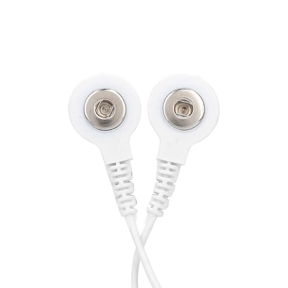 10 шт. 3,5 мм Электродные отводящие провода кабеля кнопочного типа для аппарата ТЭНС для физиотерапии