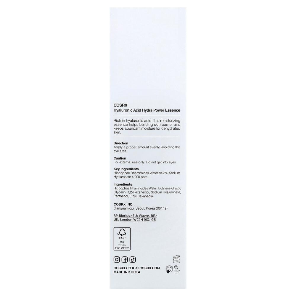 COSRX Hyaluronic Acid Hydra Power Essence 100ml - эссенция для лица с гиалуроновой кислотой (3,38 фл.. унция)