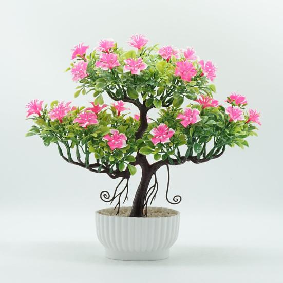 1шт искусственный цветок дерево бонсай в горшке домашний офис сад настольная вечеринка декор