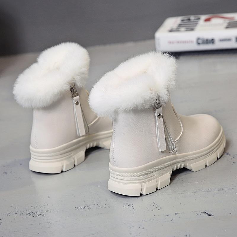 Модные женские зимние сапоги для снега 2024 года, новые модные стильные высокие туфли, повседневные женские водонепроницаемые теплые женские высококачественные черные erf65