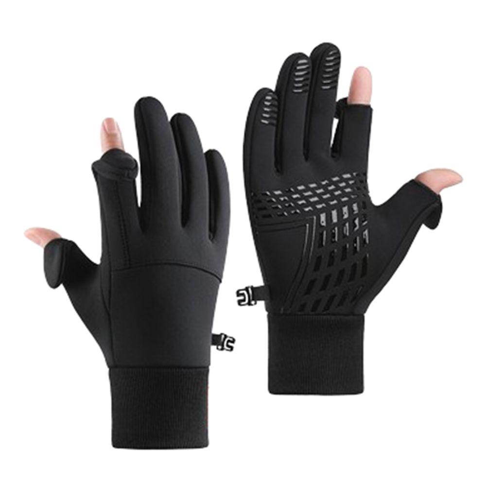 Multifunction Warm Winter Gloves Touchscreen Waterproof Outdoor Riding Mittens Windproof Anti-Slip Protective Mittens Hiking