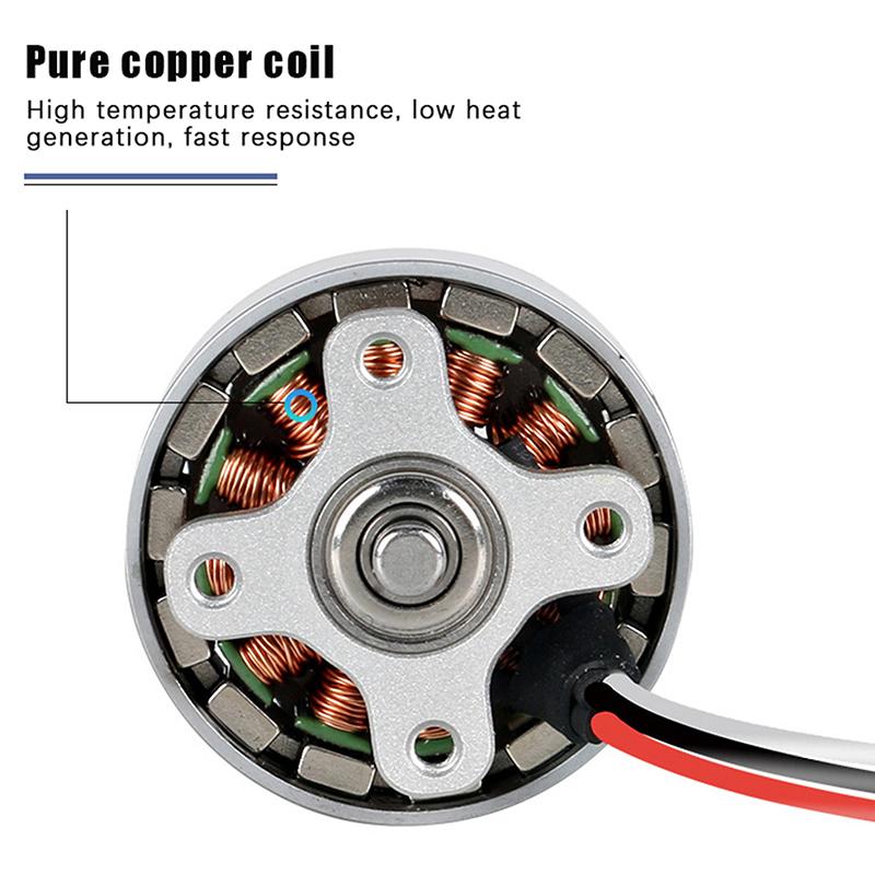 1 шт. Бесколлекторный двигатель 1504 7,4 В для панорамно-наклонного самолета для 4-осевых самолетов с дистанционным управлением, аксессуары для модели самолета-квадрокоптера