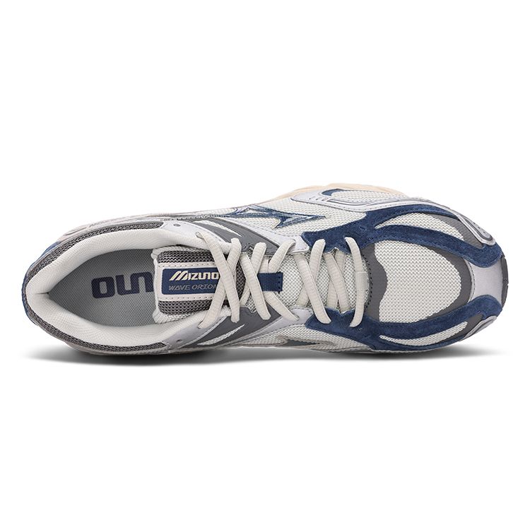 Mizuno Wave Orion Удобные Универсальные Нескользящие Прочные Низкие Повседневные Кроссовки Унисекс Ретро-Синие D1GH232102