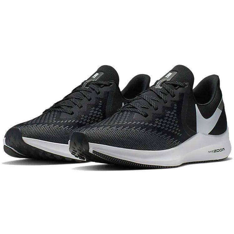 Nike Zoom Winflo 6 Черный Белый Темно-серый AQ7497-001