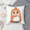 Декоративная квадратная наволочка с двусторонней печатью Himouto Umaru-chan для дивана, гостиной, домашнего декора