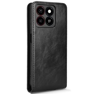 Чехол для ZTE Blade A55/A35 со слотом для карт, магнитный вертикальный откидной кожаный чехол для телефона