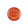 25mm Double-Sided Engraved Cross Semi-Precious Crystal Decision Stone for Board Games