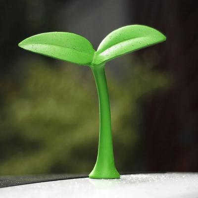 3D-украшение крыши автомобиля, антенна, наклейки на крышу, наружное украшение автомобиля, наклейки на автомобиль, ростки фасоли, саженец, рог дьявола