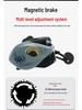 All-Metal Anti-Backlash Baitcasting Reel with Long Cast & Double Brake for Blackfish Lure Fishing