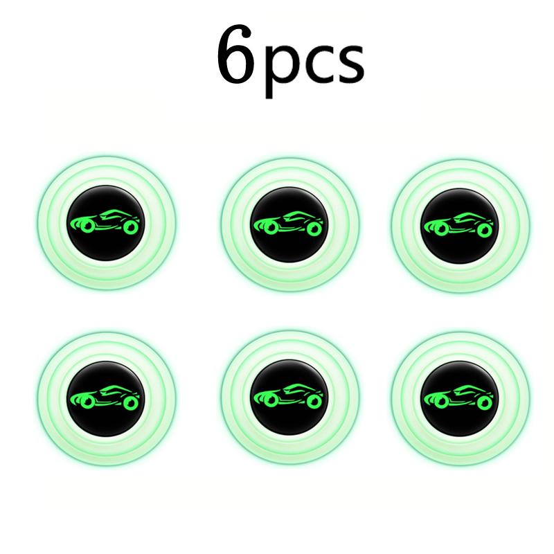 New 6Pcs/lot Car Thickening Sound Insulation Pad Universal Car Door Shock Absorbing Gasket For VW Shockproof Cushion Stickers
