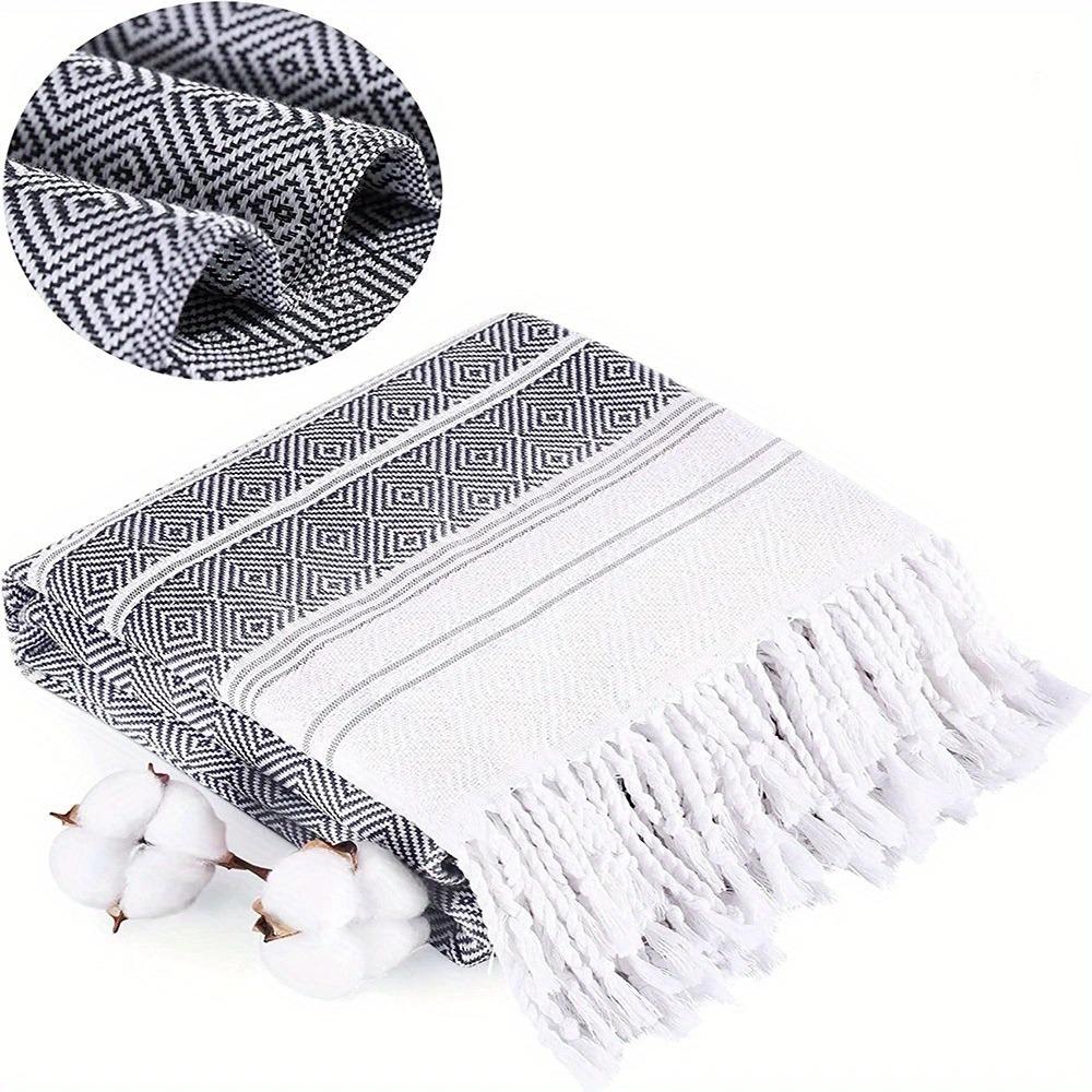 Absorbent Travel Blanket Lightweight Cotton Bath Towel Set New Oversized Turkish Beach Towel