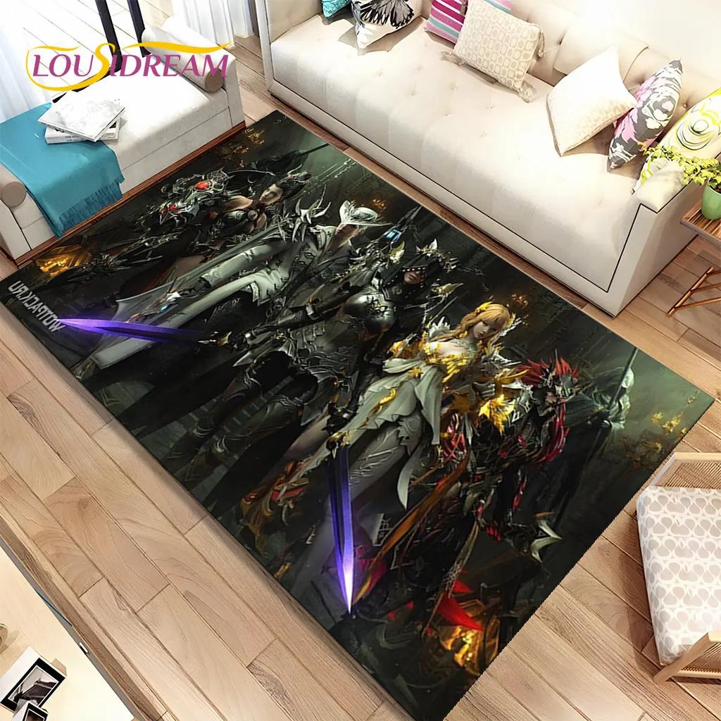 3D Lost Ark Game Gamer Cartoon Area Rug, ковер для гостиной, спальни, дивана, коврика, украшения, детский игровой нескользящий напольный коврик
