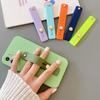 1Pcs Universal Phone Hand Band Bracket Silicone Phone Holder Finger Ring Push Pull Grip Stand Sticker Phone Holder