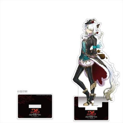 [Ease IX -Monstrum NOX-] Большая белая кошка акриловая фигурка на подставке для коллекционеров