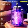 Portable Electric Mosquito Killer USB Powered Camping LED Mosquito Killer Catch Flies Insect Killer Indoor and Outdoor Mosquito Killer