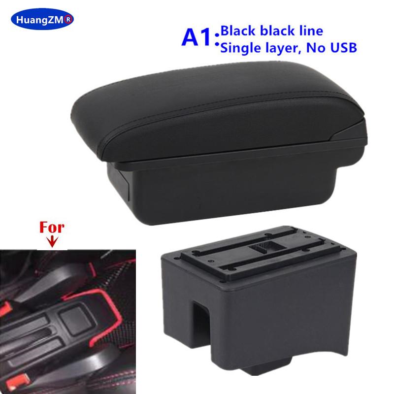 For Volkswagen Polo Armrest Box For Volkswagen VW Vento Polo V 2009-2020 Car Armrest box Storage box Retrofit Car Accessories