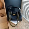 Нишевая ретро сумка-тоут женская новая высококлассная сумка с бриллиантовой цепочкой сумка на одно плечо сумка-мессенджер