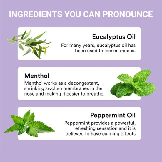 Yousheng 4Pcs Nasal Sticks Portable Nasal Inhaler Aromatherapy Sinus Congestion Relief Essential Oils Stress Relief Non-Medicated Sticks