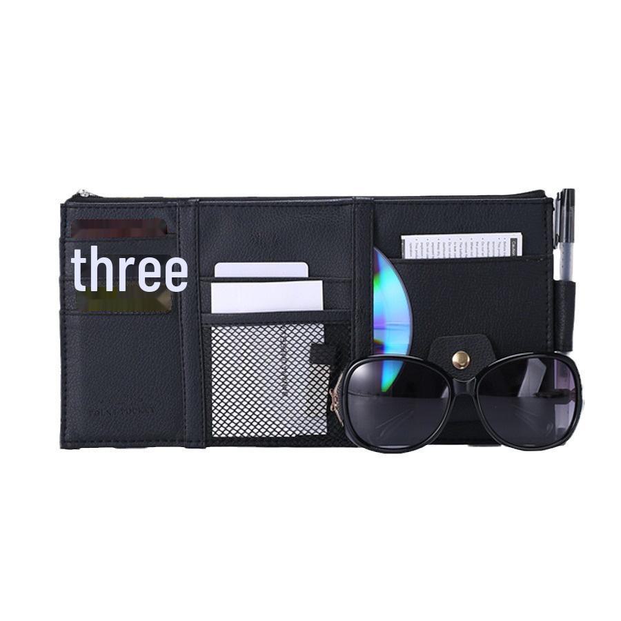 Сумка для хранения солнцезащитных очков и телефона на автомобильный солнцезащитный козырек