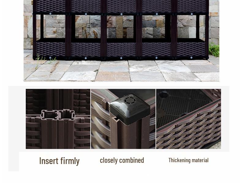 Large Thickened Plastic Vegetable Planter for Outdoor, Courtyard, Rooftop, Balcony