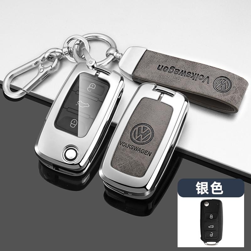 Для VOLKSWAGEN VW Чехол-обложка для корпуса автомобильного ключа Для Volkswagen VW Polo Golf Passat Tiguan Beetle Caddy T5 Up Eos Skoda Octavia Seat L