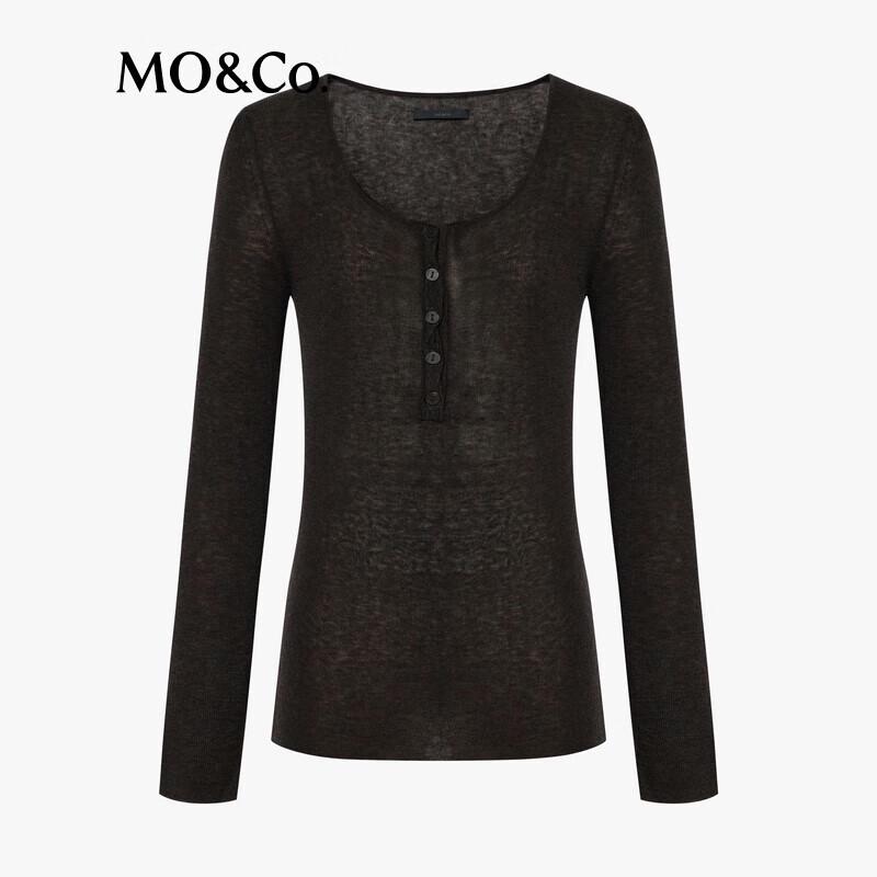 МО&Ко. Женский вязаный свитер из мериносовой шерсти