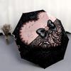1pc Pink Bow Lace Heart Umbrella with Plastic Handle,Suitable for All Seasons Home Travel Outdoor UmbrellaDD125