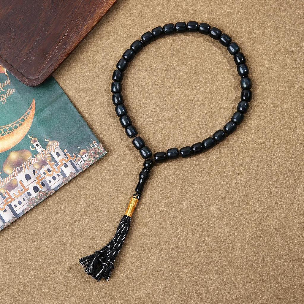 Solid Color Tassel Arabic Prayer Beads Unisex Bracelet