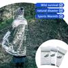 Portable Small Outdoor Camping Supplies First Aid Blanket Emergency Survival Blanket Insulation Blanket Sunscreen Blanket