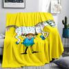 1PC Pippi Longstocking Print Flannel Blanket, High quality Comfortable for All Seasons, Home Decor, Warmth and Comfort, Perfect for Christmas Gifts113